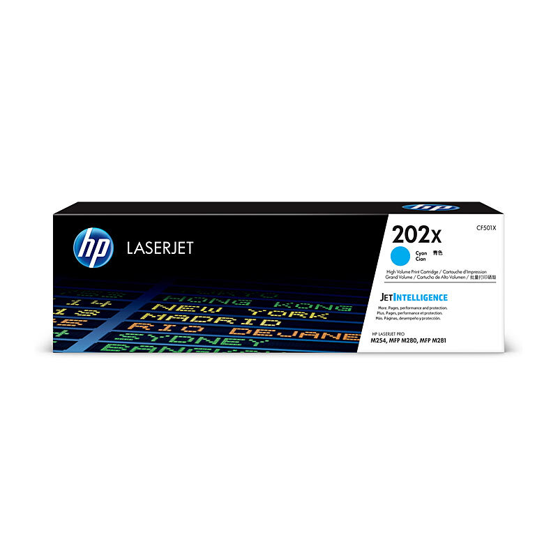 HP #202X Cyan Toner CF501X HP
