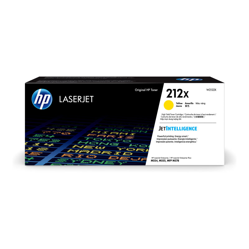 HP #212X YellowToner W2122X HP