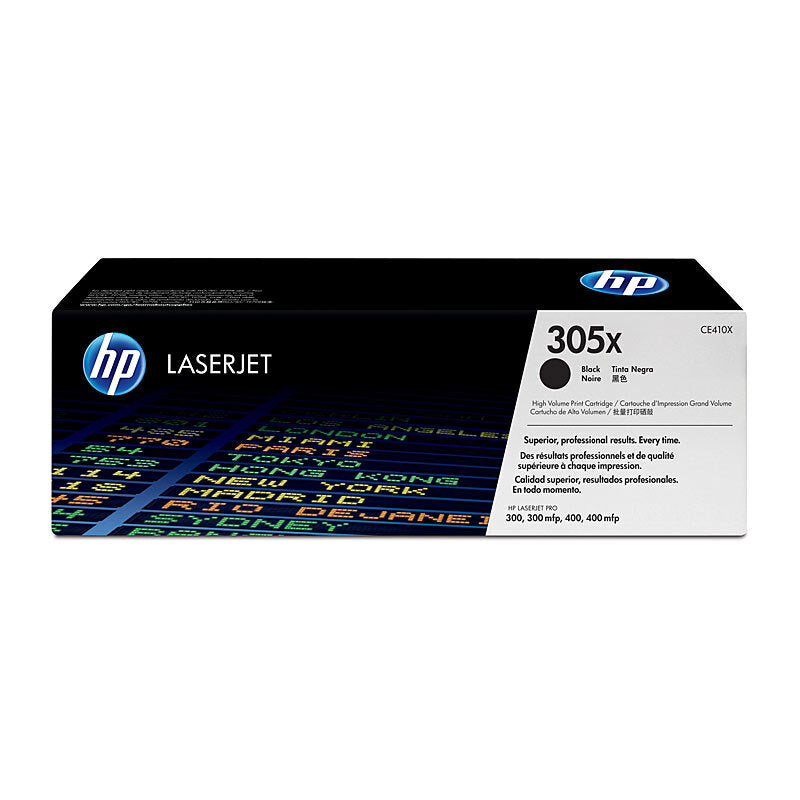 HP #305X Black Toner CE410X HP