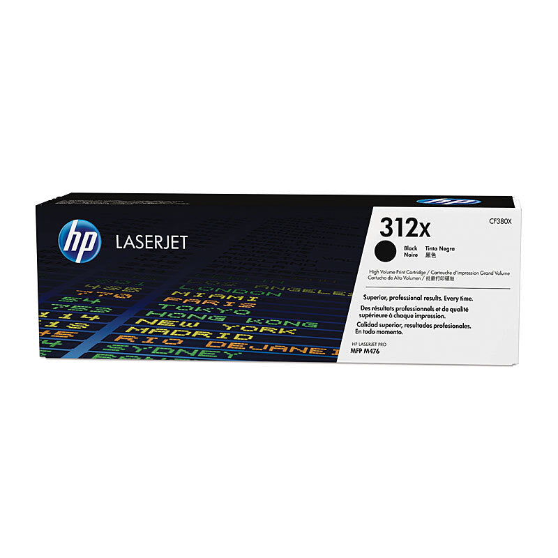 HP #312X Black Toner CF380X HP