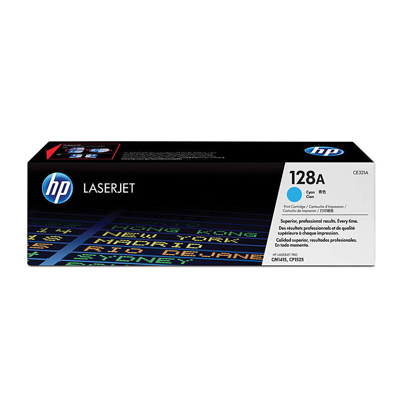 HP #128A Cyan Toner CE321A HP