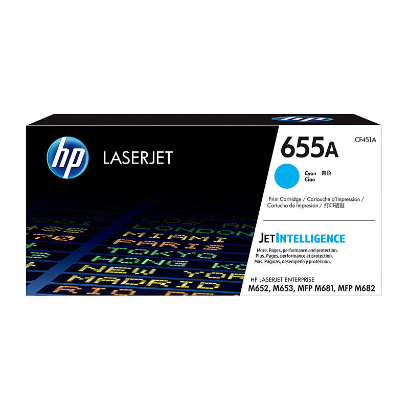 HP #655A Cyan Toner CF451A HP