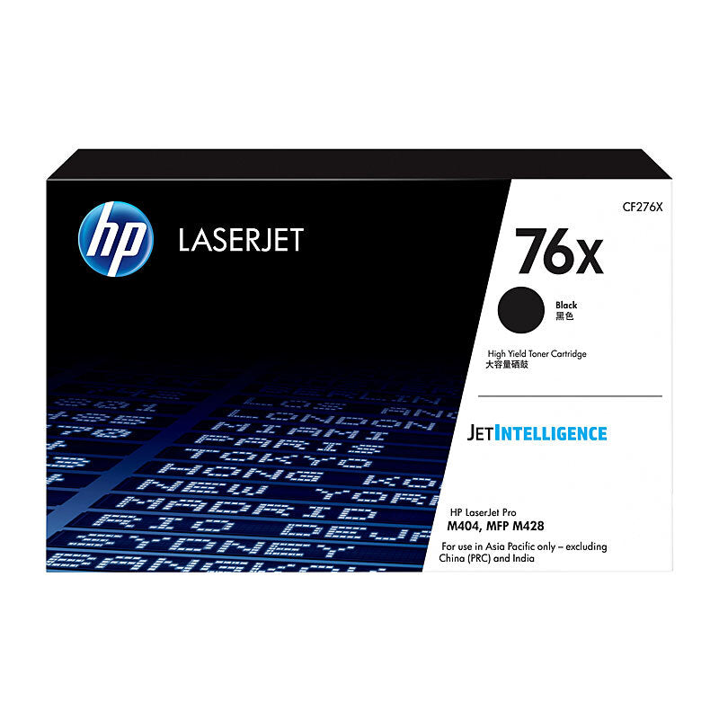 HP #76X Black Toner CF276X HP