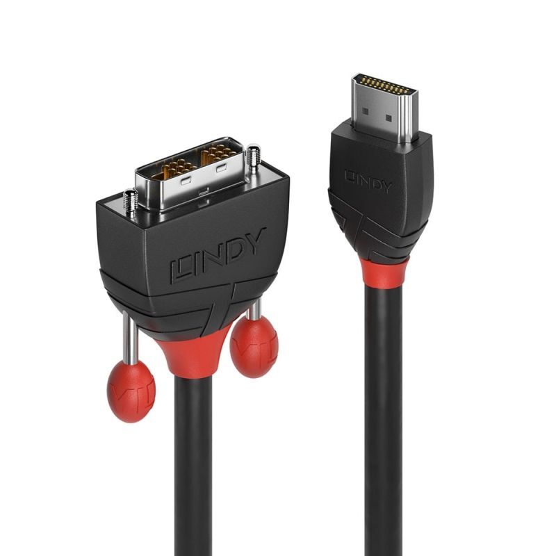 Lindy 1m HDMI-DVI-D Cable BL Lindy