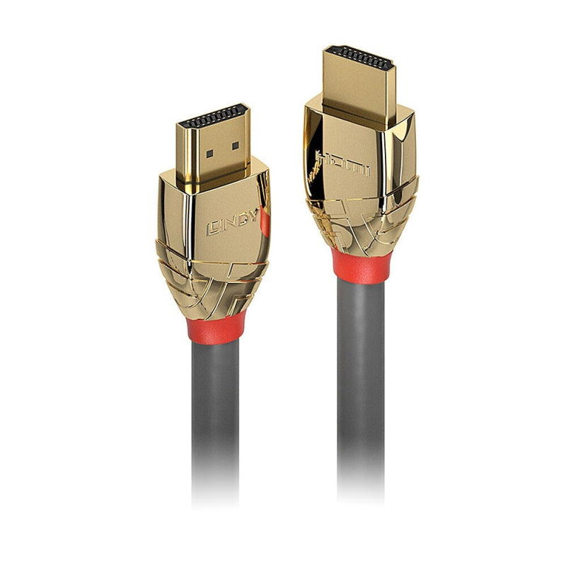 Lindy 1m HDMI 2.1 Cable Gold Lindy