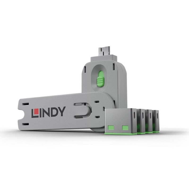 Lindy USBA Port Block/Key x4 G Lindy