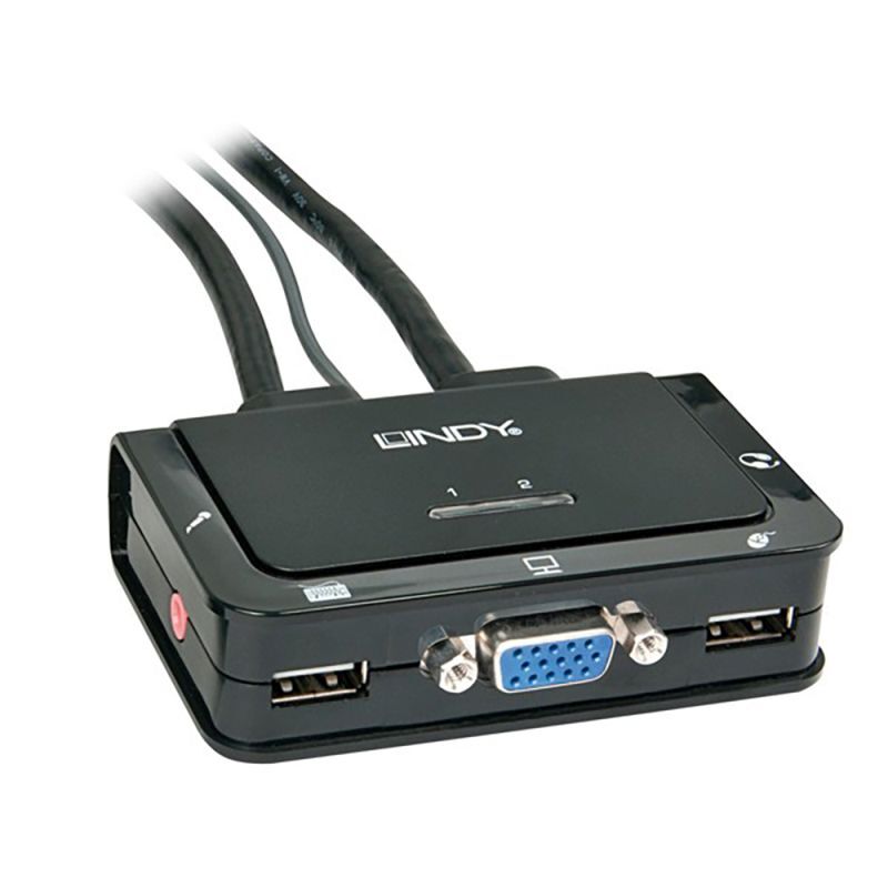 Lindy 2 Port VGAKVM Switch Lindy