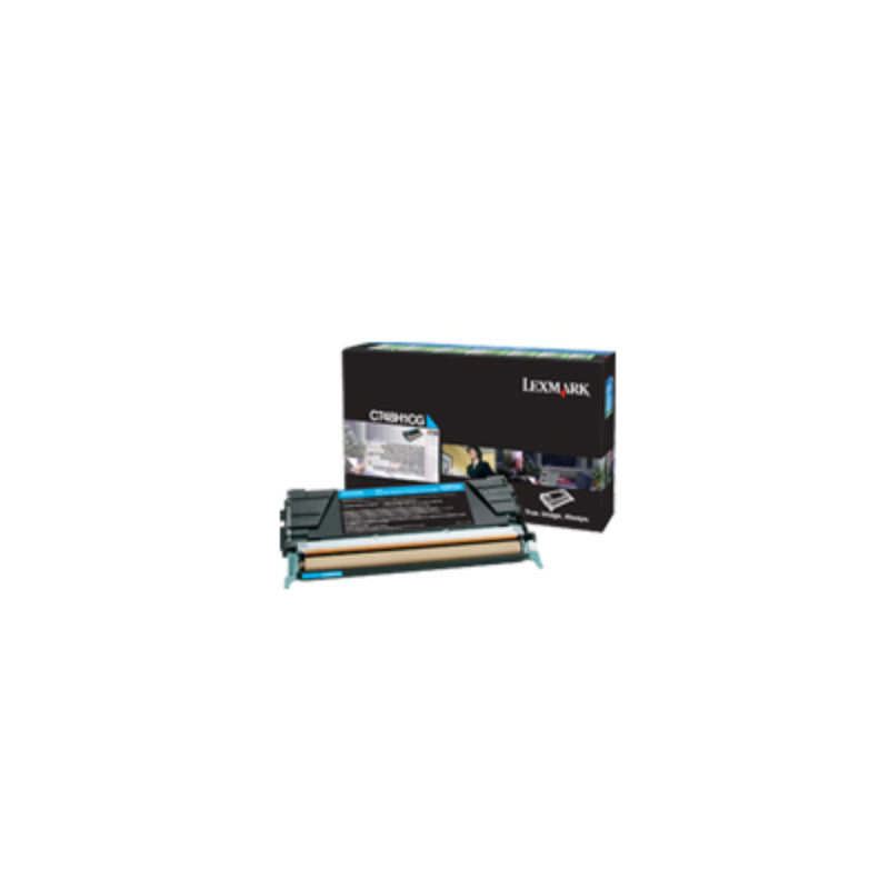 Lexm C748H1CG HY Pre Cyan Cart Lexmark