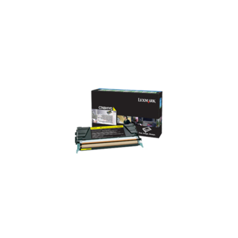 Lexm C748H1YG HY Pre Yell Cart Lexmark