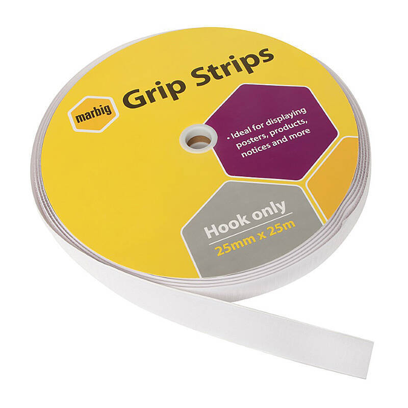 Mbg Grip Strips Hook Only Bulk Marbig