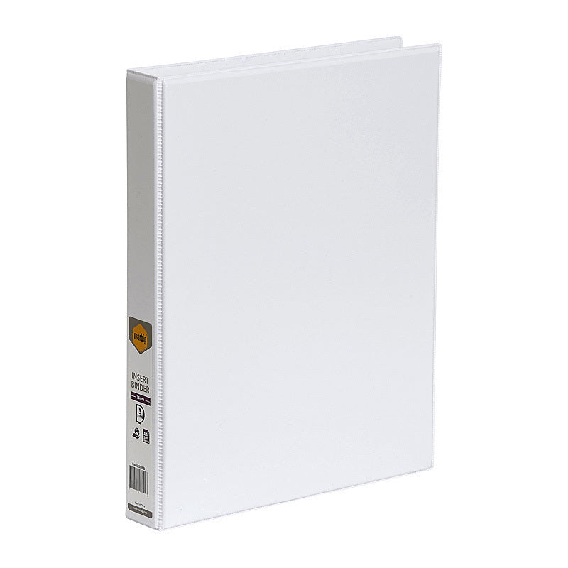 Mbg I/Bndr C/V A4 3Dr 25mm Wht Marbig