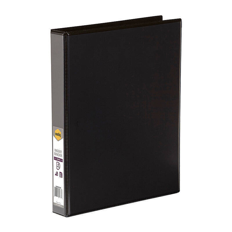 Mbg I/Bndr C/V A4 4Dr 25mm Blk Marbig