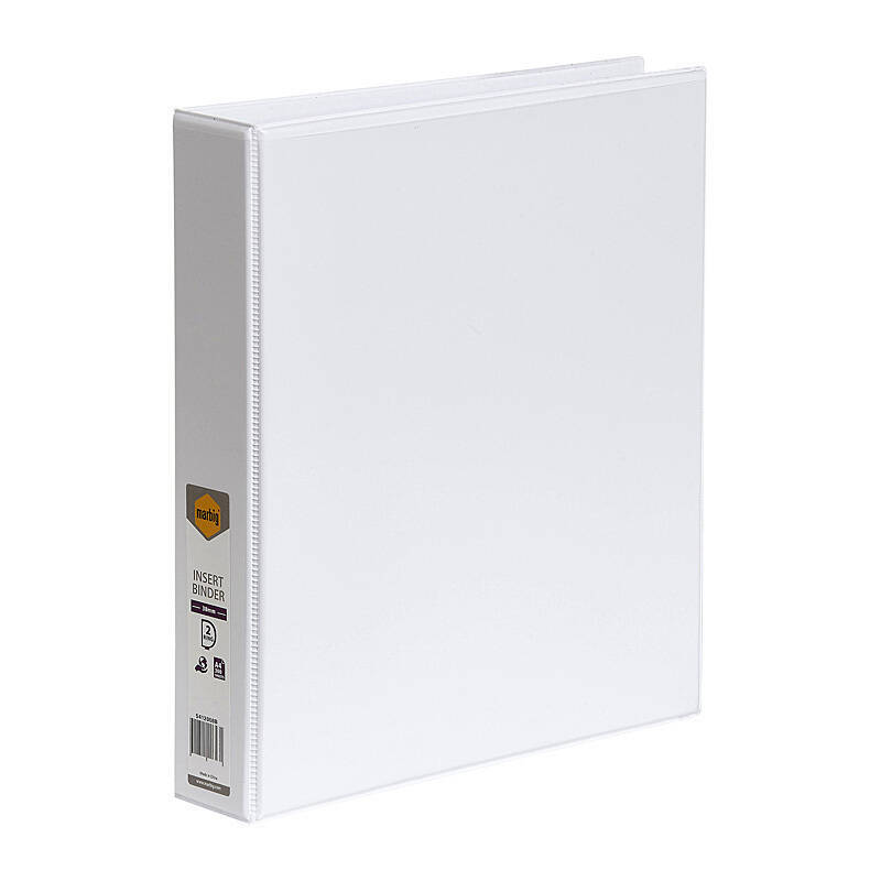 Mbg I/Bndr C/V A4 2Dr 38mm Wht Marbig