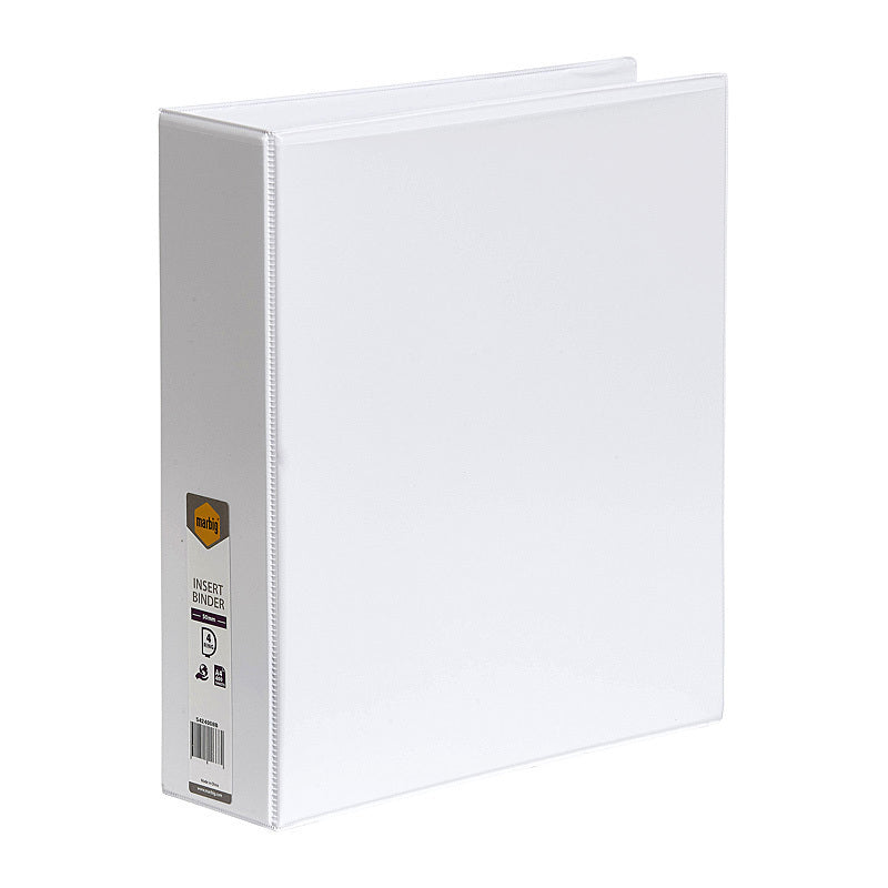 Mbg I/Bndr C/V A4 4Dr 50mm Wht Marbig