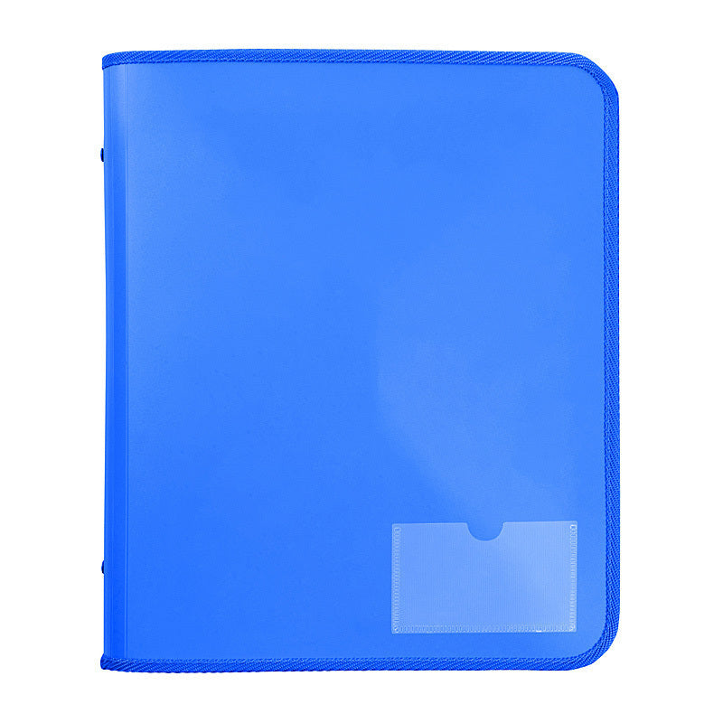 MbgZipBndr 25mm 2D W/Case Blu Marbig