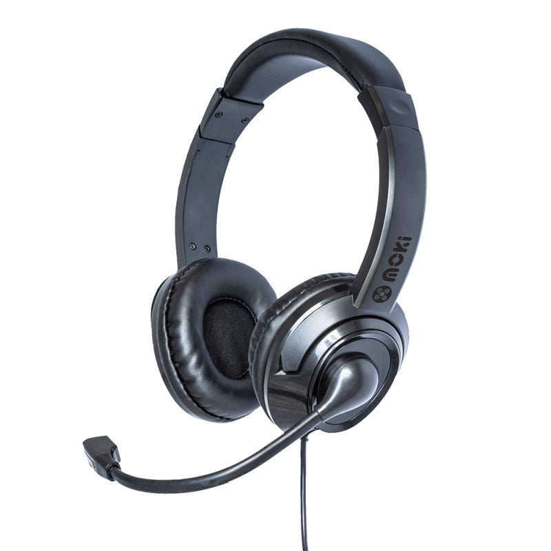 Moki USB Headphones + Boom Mic Moki International