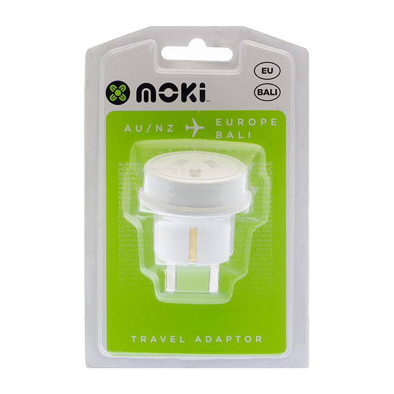 Moki Travel Adaptors Europe Moki International