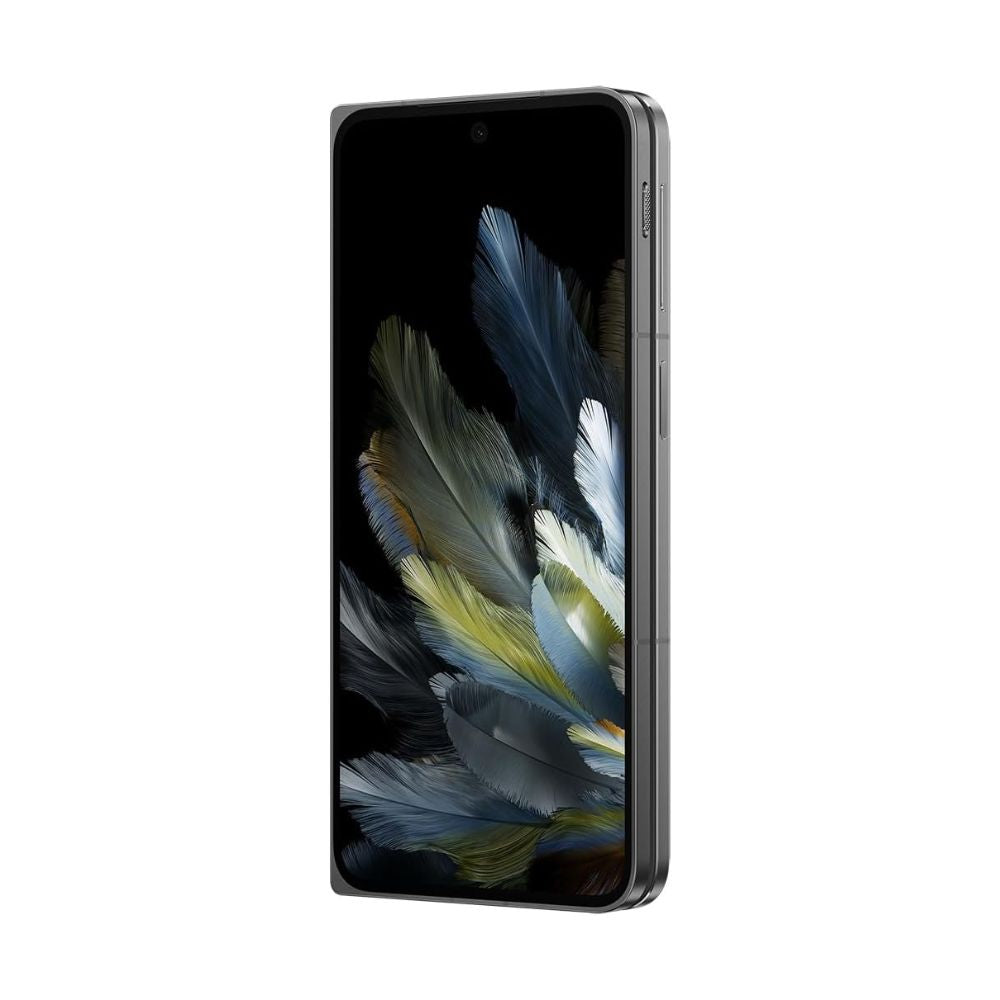 OPPO Find N3 black displayed flat (open) showing full inner screen and body