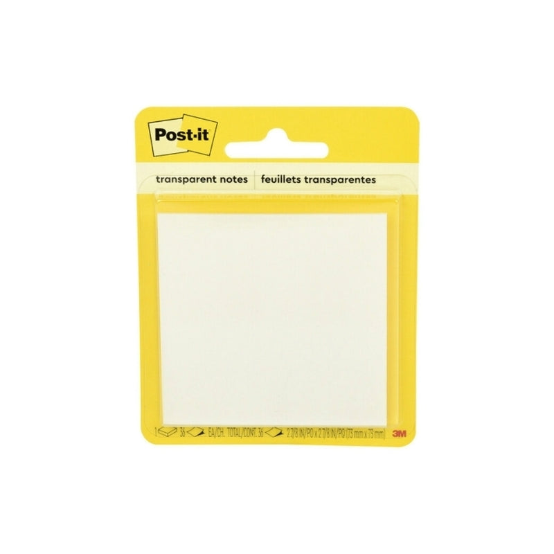 P-I Notes 600-TRSPT Clear Bx6 Post-It