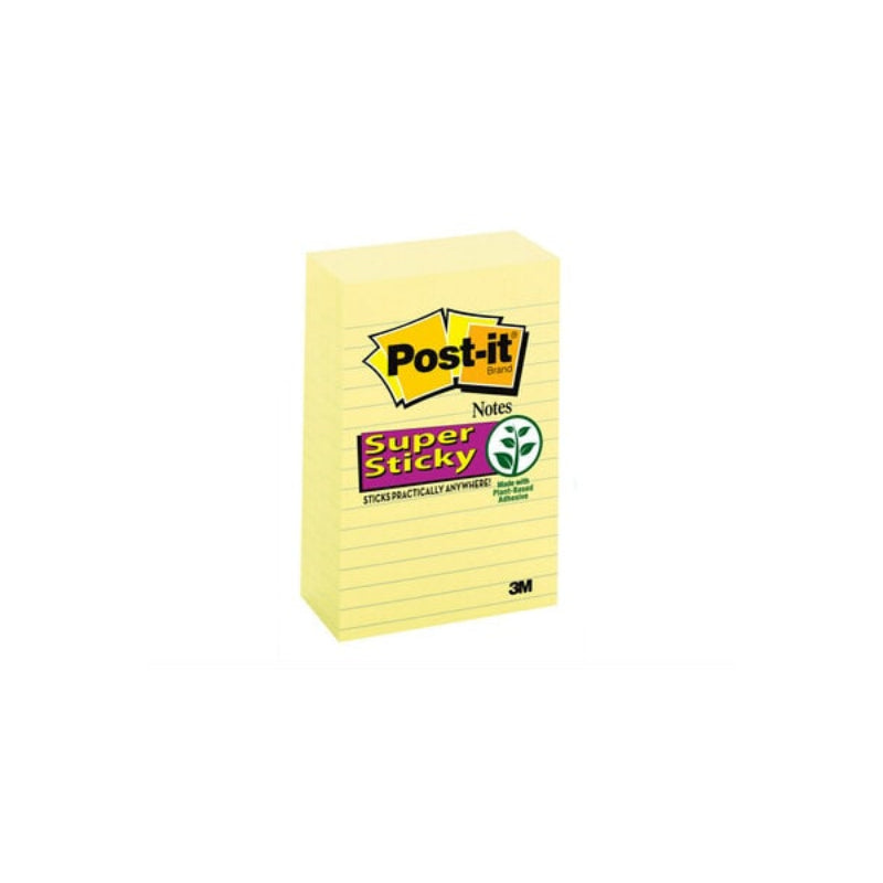 P-I S/S 660-5SSCY Lined Yw Pk5 Post-It