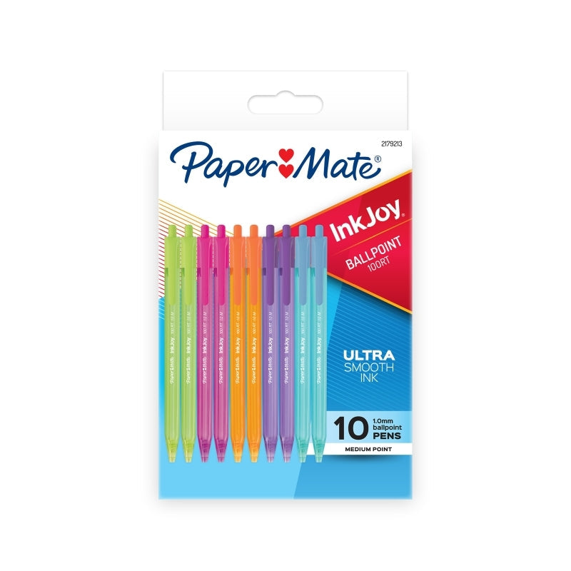PM InkJ100RT BP Fsn Pk10R Bx12 Paper Mate