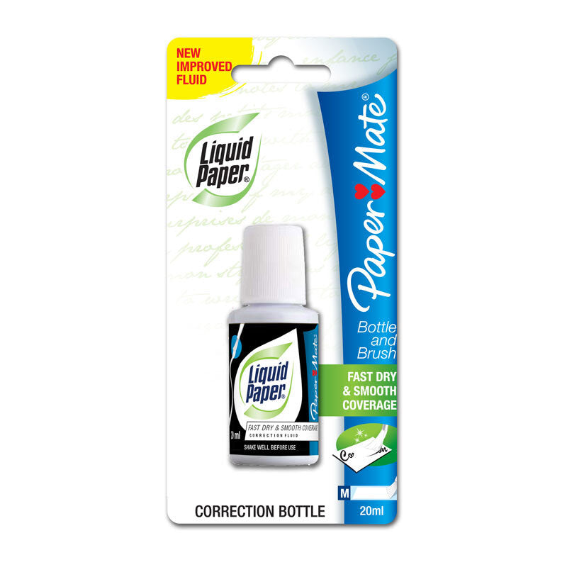 PM LP Correct Fluid 20ml Bx12 Paper Mate