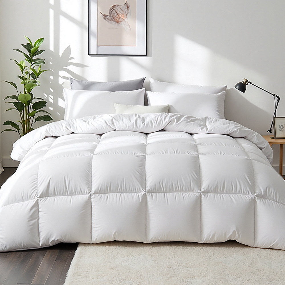 Giselle Bedding 700GSM Duck Down Feather Quilt Duvet Doona Winter Blanket Double Tristar Online