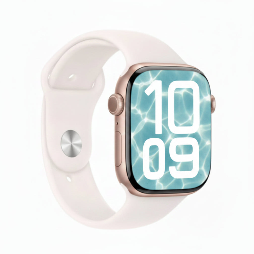 Apple watch Series 10 42MM GPS + Cellular - Aluminum Case Rose Gold - Light Blush Sport Band