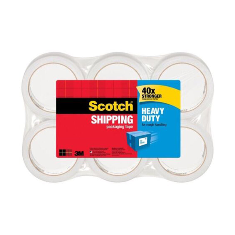SCT Pkg Tape 3850-6-AU HD Pk6 Scotch
