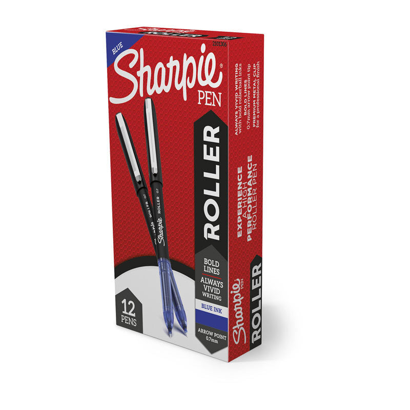 SH RB 0.7mm Arrow Pt Blue Bx12 Sharpie