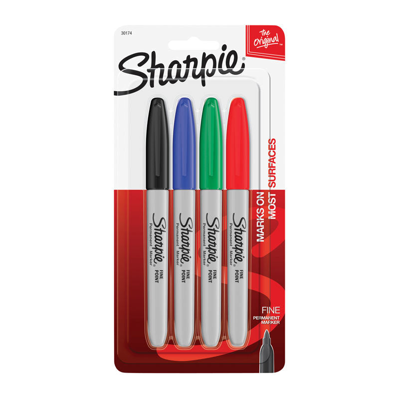 Sharpie PrmMark FP Ast Pk4 Bx6 Sharpie
