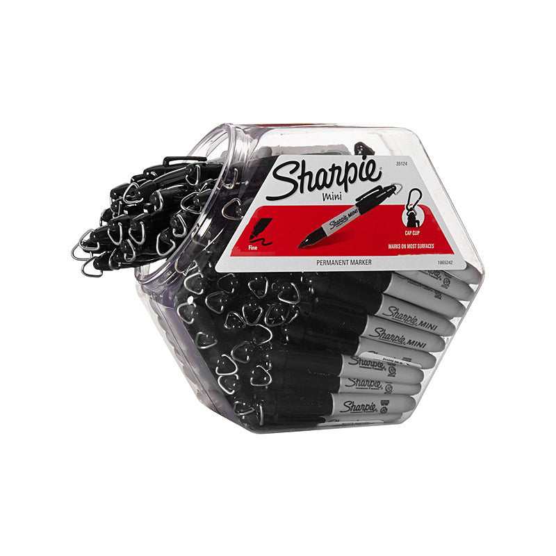 SH Mini Fine Blk Canister Pk72 Sharpie