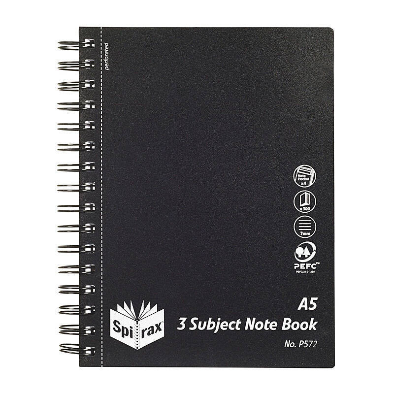Spirax P572 3 Sub A5 300P Pk5 Spirax