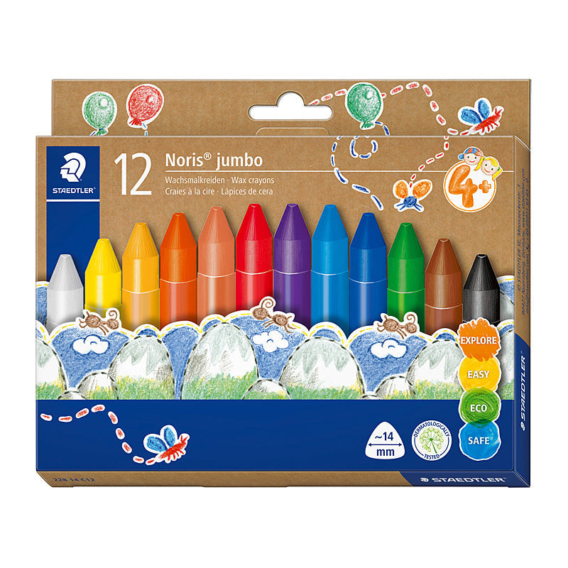 Staed Tri Jumbo Crayon Bx12 Staedtler