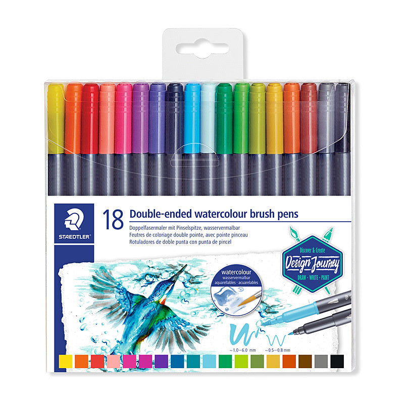 Marsgr Duo Watercol Brush Bx18 Staedtler