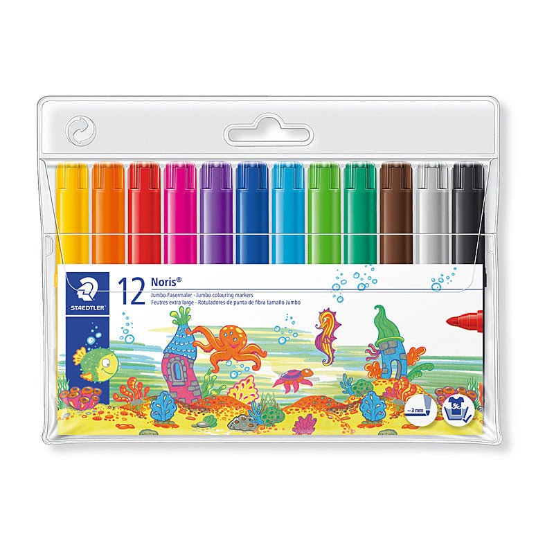 Staed NorJumbo Fibre Ast Wlt12 Staedtler