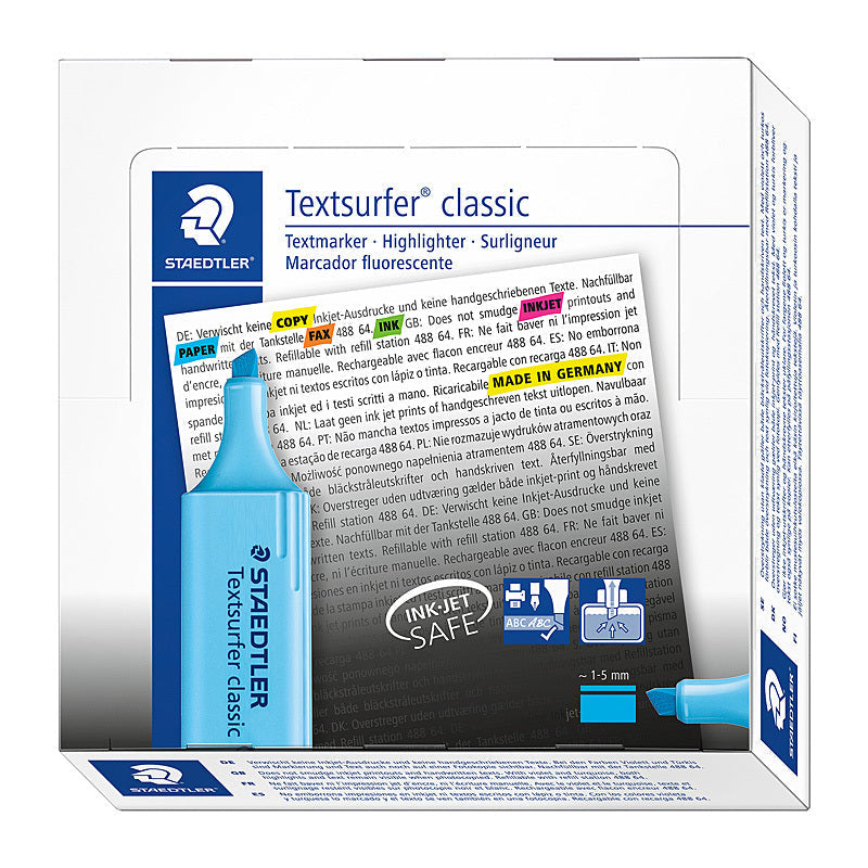 Staed Hltr Textsurf Blu Wlt10 Staedtler