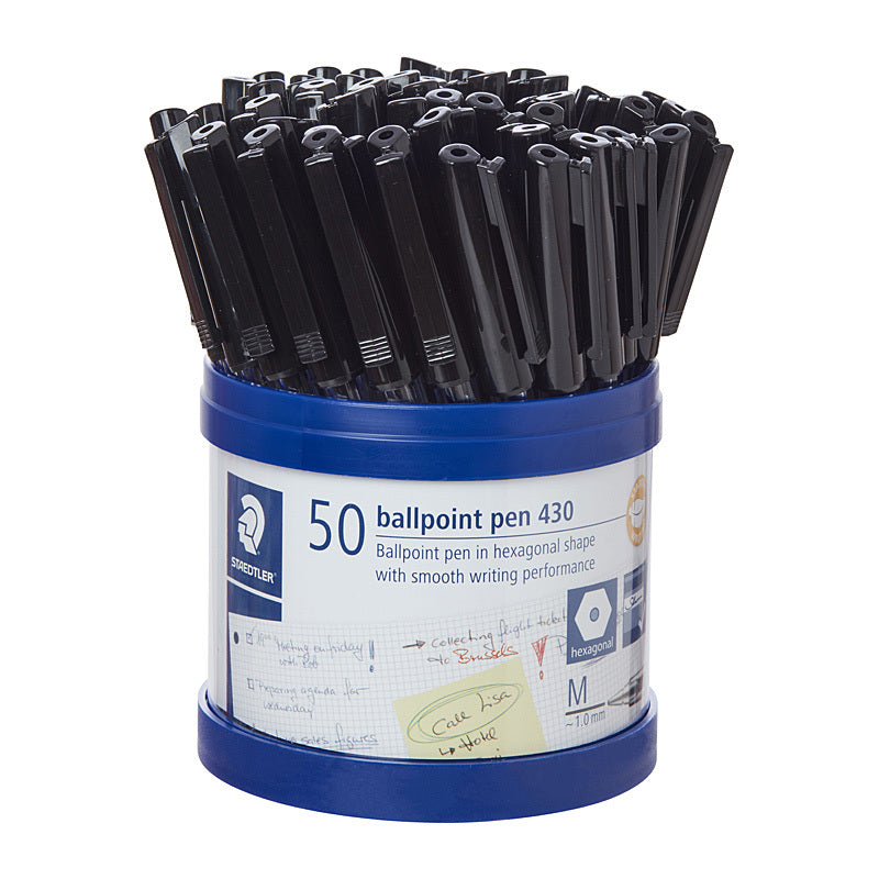 Staed Ballpoint430 M Blk Cup50 Staedtler
