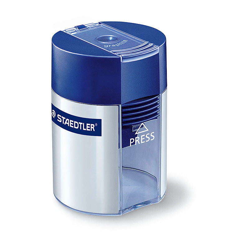 Staed Tub Rd Sharpenr Blu Bx10 Staedtler