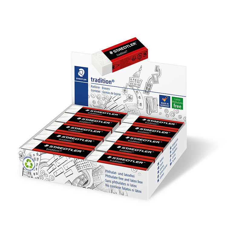 Staed Trad Eraser Large Bx20 Staedtler