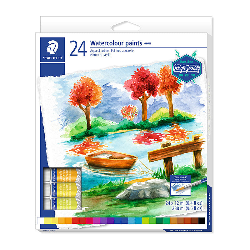 Staed W/colour Paint Asst Bx24 Staedtler