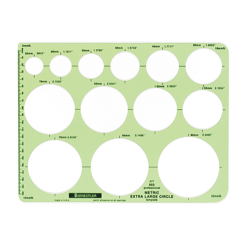 Staed Template Circle Extra Lg Staedtler