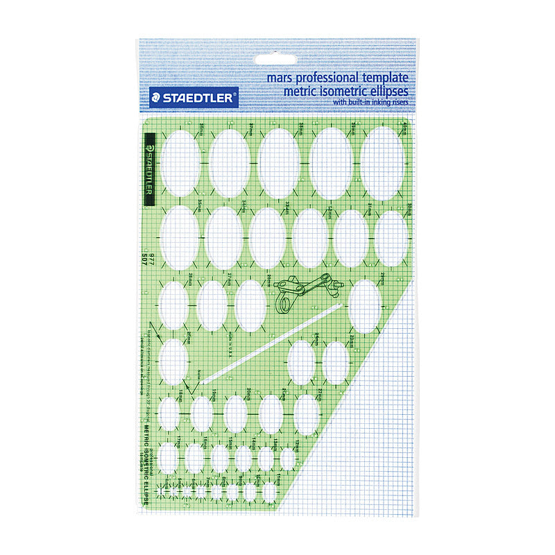 Staed Template IsometricEllips Staedtler