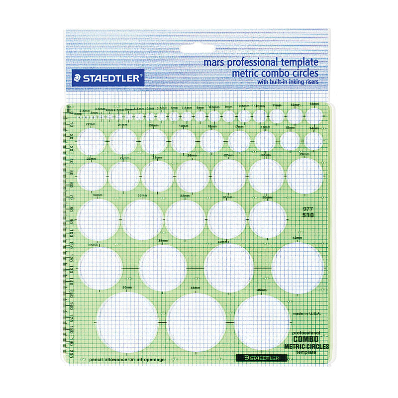 Staed Template Combo Circles Staedtler
