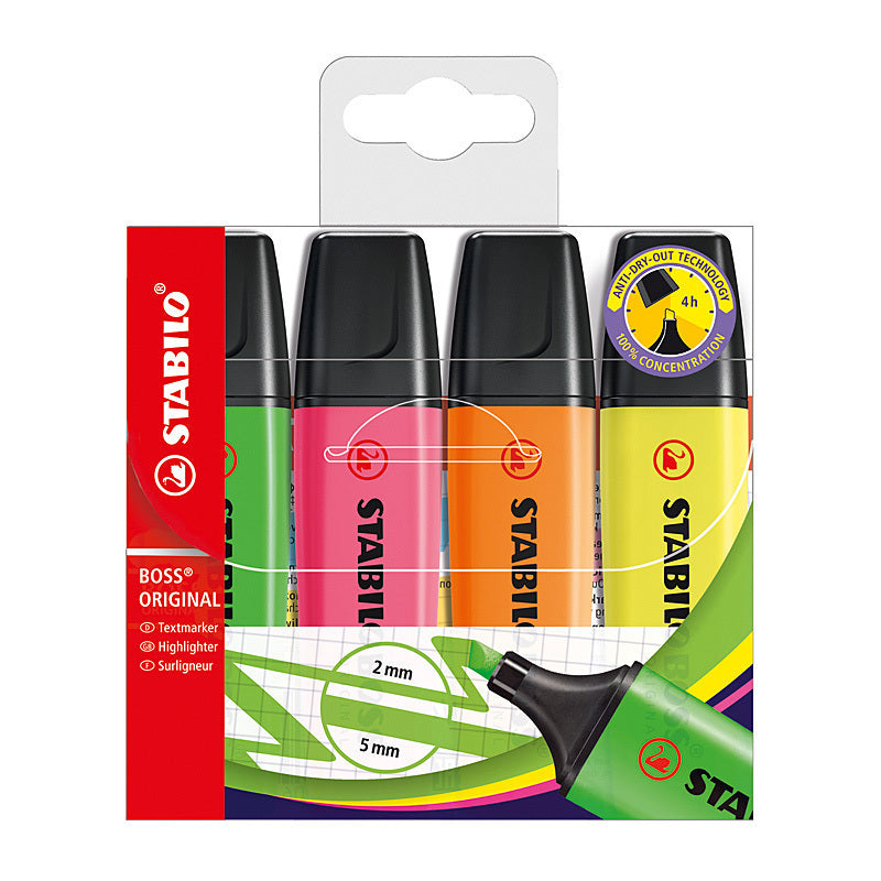 Stabilo Boss H/Lightr Ast Wlt4 Stabilo