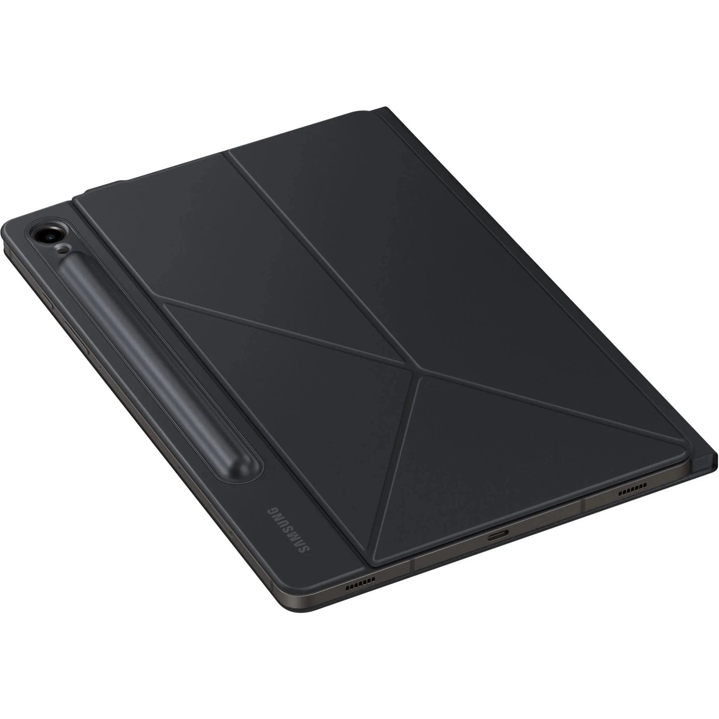 Samsung EF-BX710 smart cover folded into tablet stand