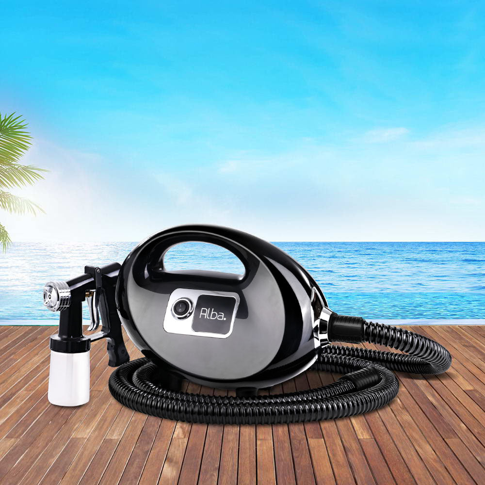 Professional Spray Tan Machine Sunless Tanning Gun Kit HVLP System Black