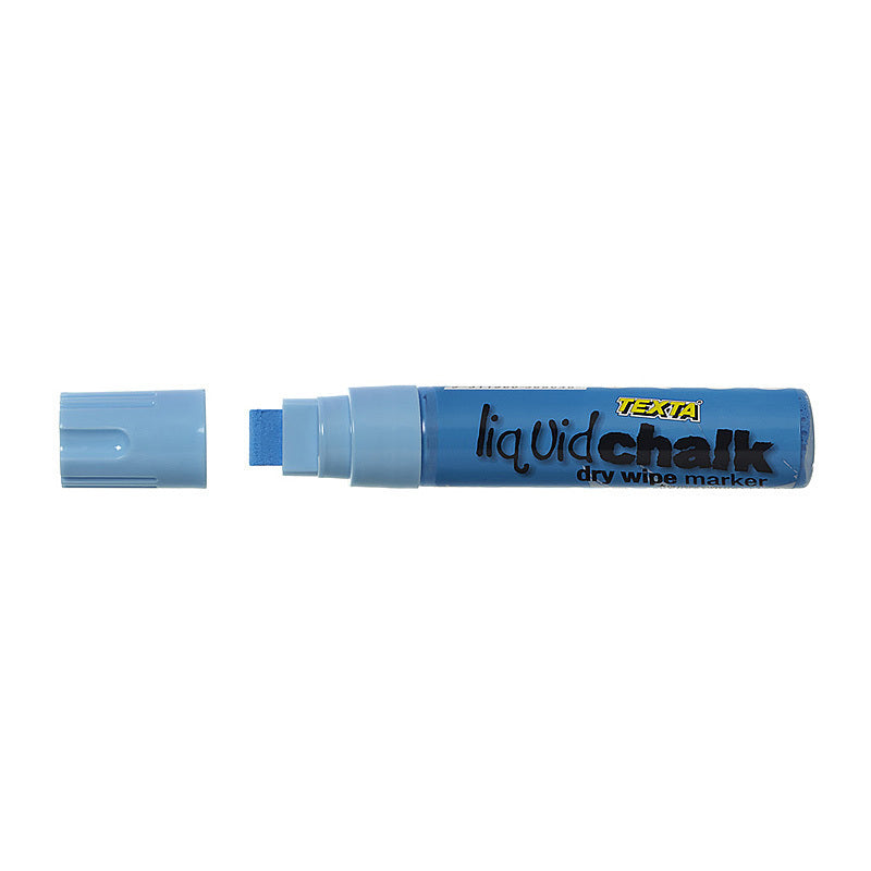 Texta Liq Chalk Dry Wipe Blue Texta