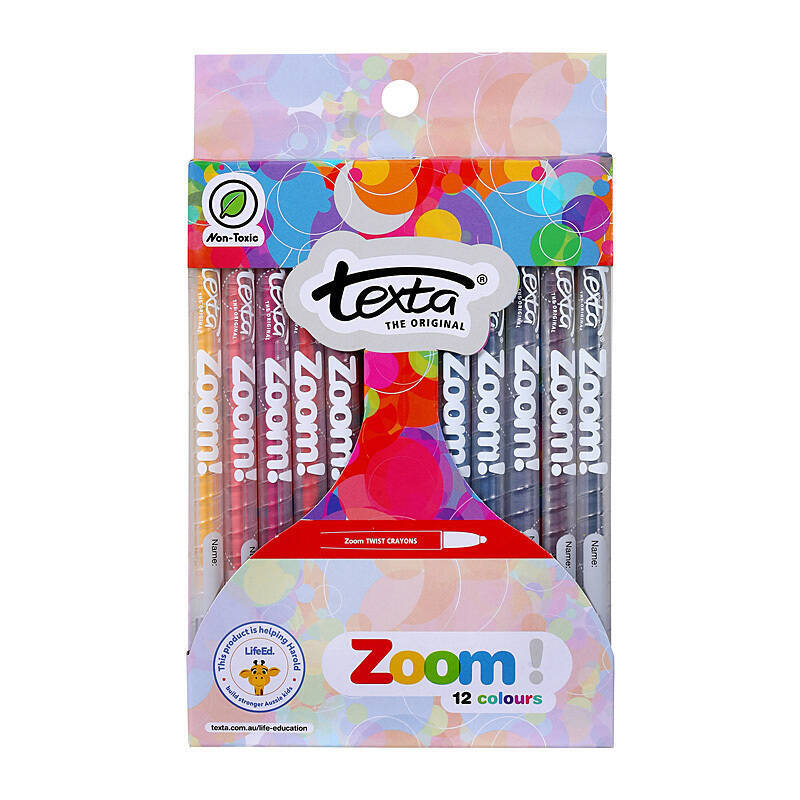 Texta Zoom Crayon Pk12 Texta