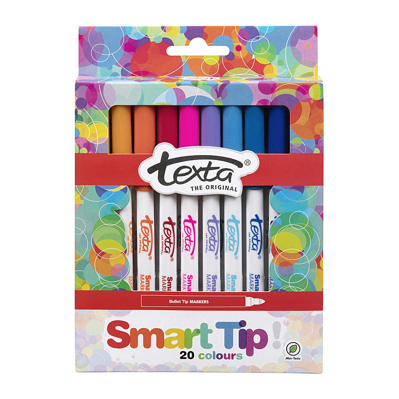 Texta Smart Tip Markers Pk20 Texta